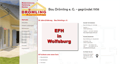 Desktop Screenshot of bau-droemling.de